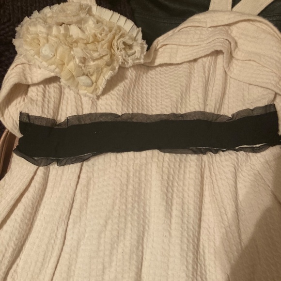 Anthropologie Deletta Breakfast Corsage Dress XS cream - Picture 4 of 4